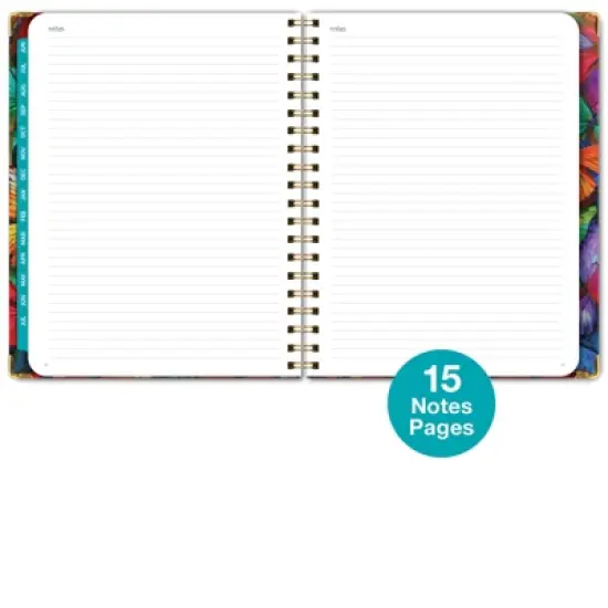Global Printed Products Hardcover AY 2025-2026 Fashion Planner - 8.5"x11" (Colorful Butterflies) image {4}