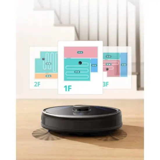 eufy RoboVac LR30 Hybrid+ Laser Navigation with 3000 PA Suction Power and Auto Empty image {5}