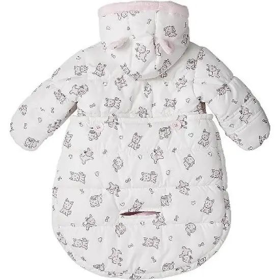 LONDON FOG Newborn Baby Girl and Baby Boy Puffer Carbag Pram 0-6 Months image {3}