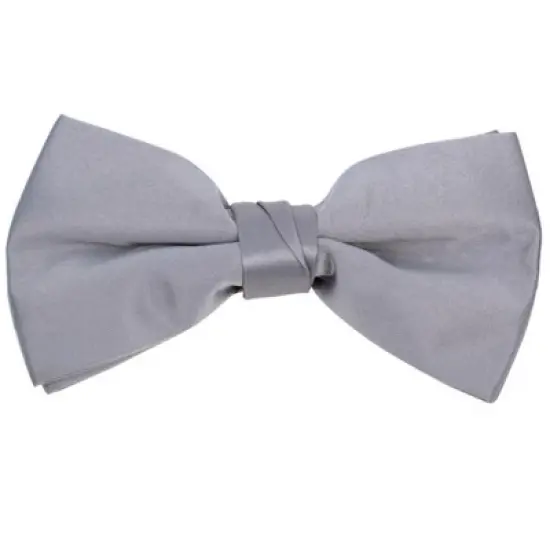 Young Boy's Pre-tied Clip On Bow Tie - Formal Tuxedo Solid Color image {8}