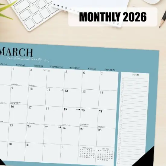 Willow Creek Press 17"x12" 2026 Urban Chic Small Monthly Deskpad image {3}
