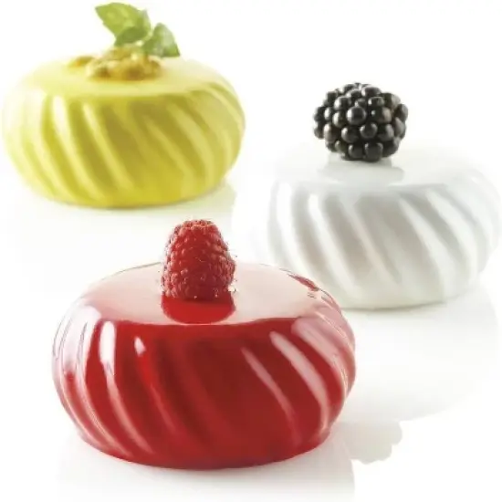 Silikomart "Samurai 110" Baking and Freezing Mold, 6 cavitites image {1}