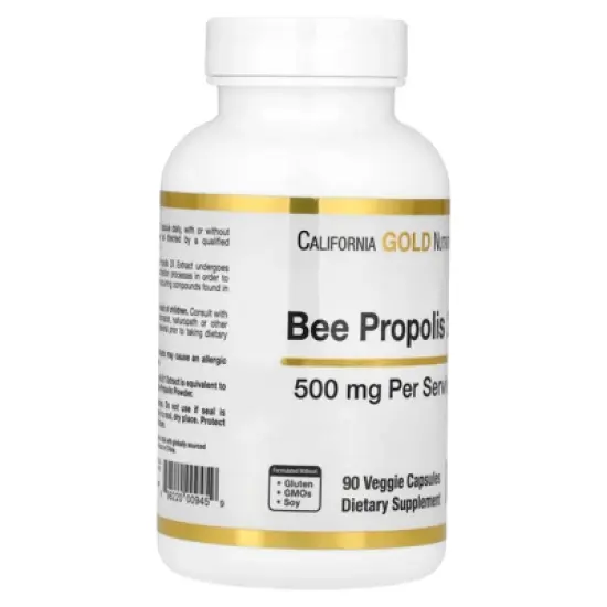 Bee Propolis 2X Potency, Concentrated Extract 500 mg, Equivalent to 1000 mg of Natural Propolis, Support Immune Health & Vitality*, 90 Veggie image {4}