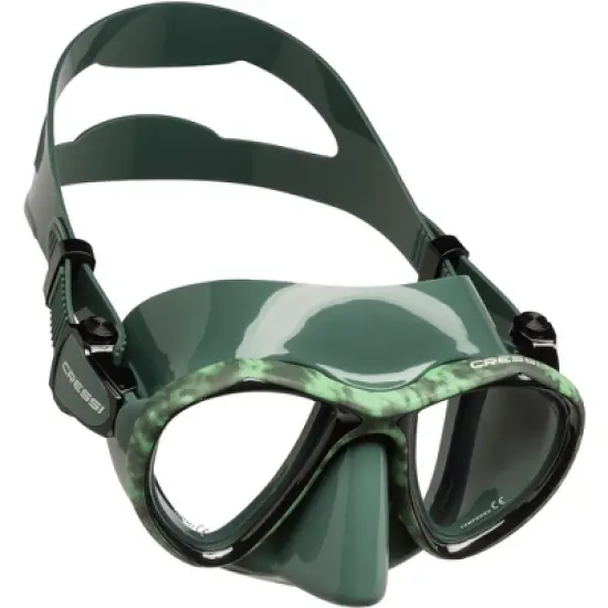 Cressi Adult Free Diving Photographer Low Volume Mask with Silicone Skirt- Metis Quality Since 1946 image {4}