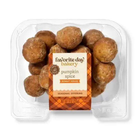 Glazed Pumpkin Spice Donut Holes - 9oz - Favorite Day&trade; image {3}