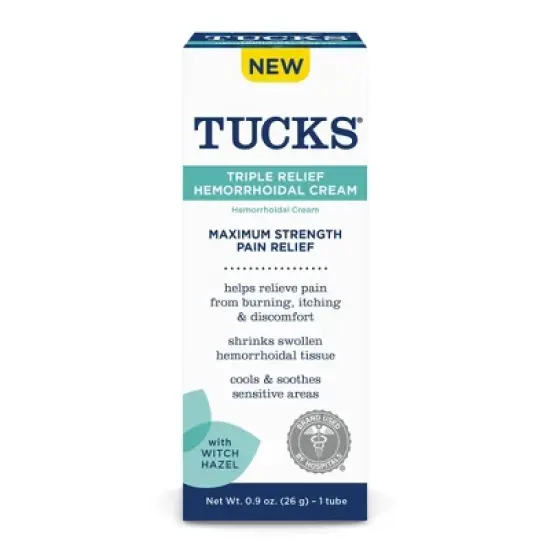 Tucks Triple Relief Hemorrhoid Treatment Cream - 0.9oz image {11}