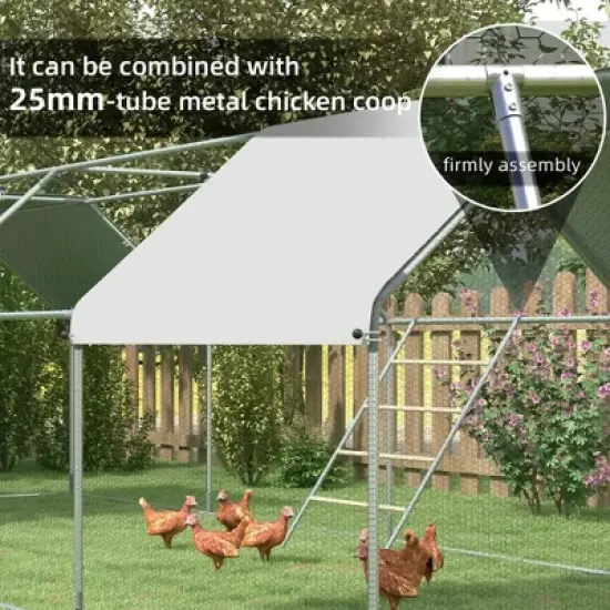 Resenkos Chicken Roost for Coop, Jungle Gym Roosting Bar, 55" x 33.75" Silver image {10}