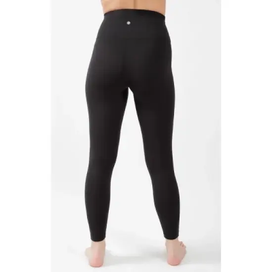 Yogalicious - Women's  Lux Super High Rise Ankle Leggings with Elastic Free Criss Cross Waistband image {3}