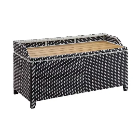 Maksville Outdoor Aluminum Storage Bench - miBasics
 image {4}