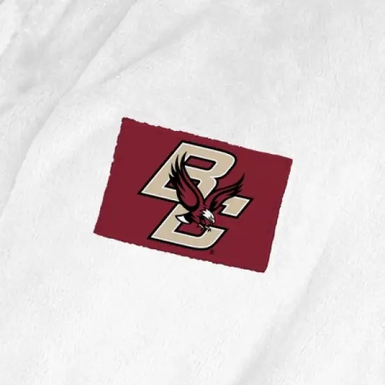 NCAA Boston College Eagles White Out Silk Touch Robe Small/Medium image {3}