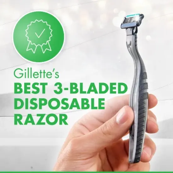 Gillette Mach3 Sensitive Disposable Razors - 7ct image {6}
