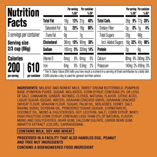 Pumpkin Cheesecake Ice Cream - 16oz - Favorite Day&trade; image {3}