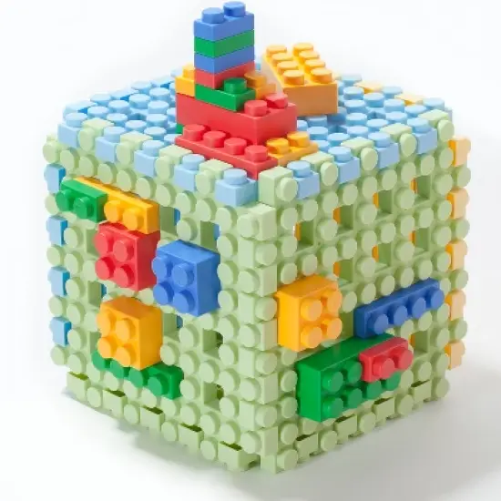 UNiPLAY Waffle Soft Blocks &mdash; Cube Puzzle Play for Cognitive and Sensory Development in Early Learning Education, Ages 3 Months and Up (6pc Set) image {6}