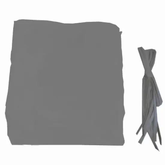 Gulches Universal Canopy Cover Replacement for 12x9 Ft Curved Outdoor Pergola Structure - Grey, Durable and Weather-Resistant Design image {1}