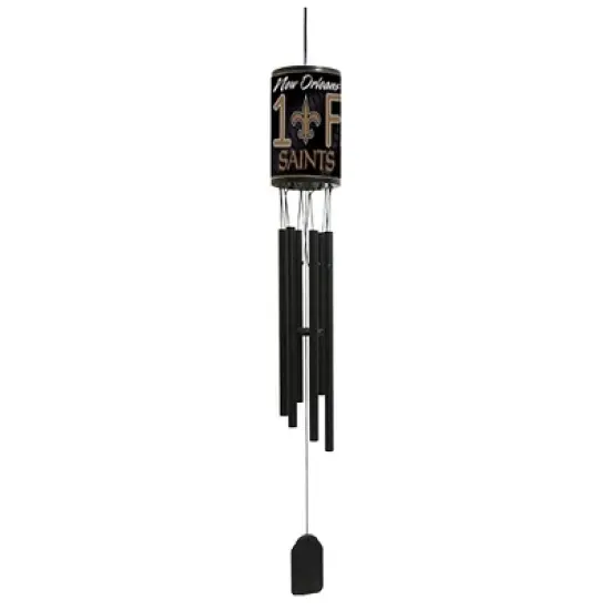 NFL Wind Chime, #1 Fan with Team Logo - New Orleans Saints image {2}