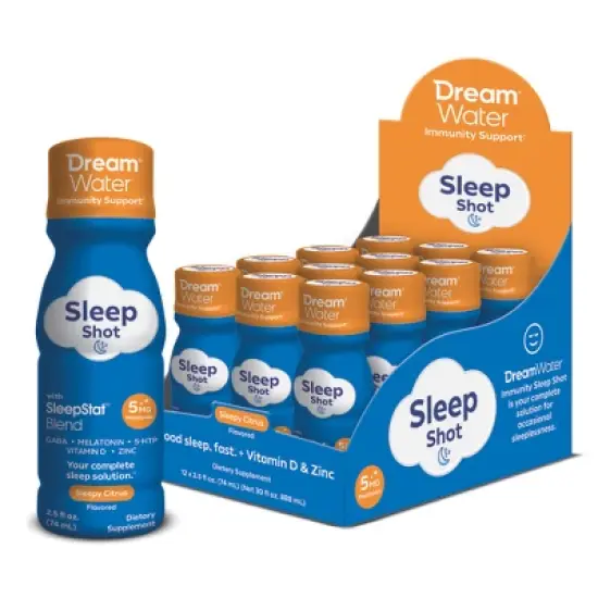 Dream Water Immunity Support Sleep Aid Drink Supplement; Melatonin 5mg, GABA, 5 image {10}