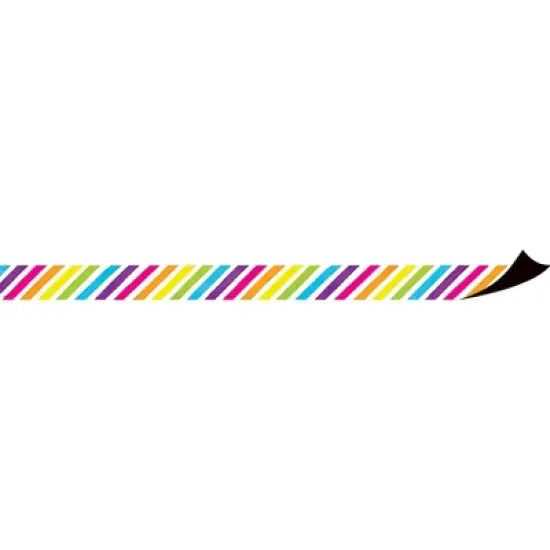 Teacher Created Resources&reg; Brights 4Ever Stripes Magnetic Border, 24 Feet image {1}