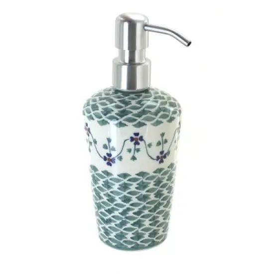 Blue Rose Polish Pottery B009 Manufaktura Soap Dispenser image {16}