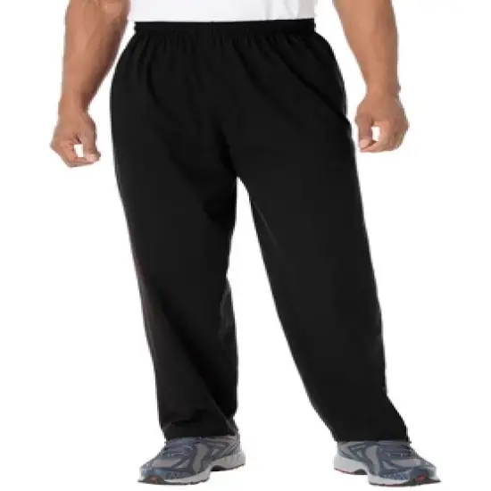 KingSize Men's Big & Tall Lightweight Jersey Open Bottom Sweatpants image {2}