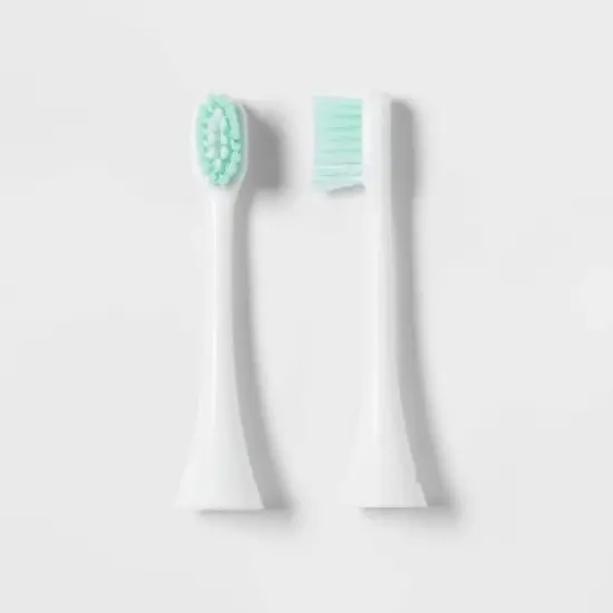 Kids' Battery Toothbrush Replacement Heads - 2pk - up&up&trade; image {2}
