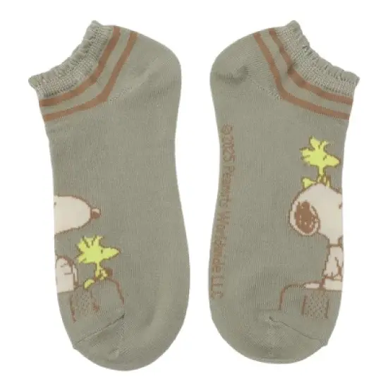 Peanuts Snoopy Character Art Women's 5-Pair Pack Ankle Socks image {5}