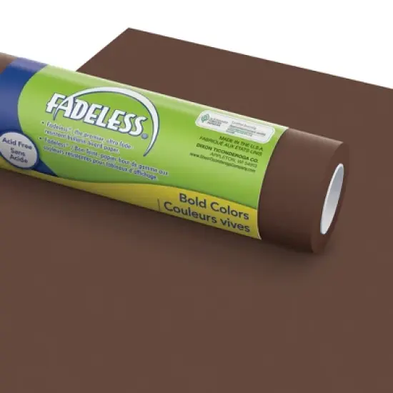 Fadeless Paper Roll, Brown, 48 Inches x 50 Feet image {5}