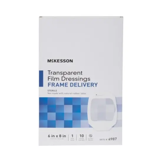 McKesson Octagon Frame Style Transparent Dressing Sterile image {3}