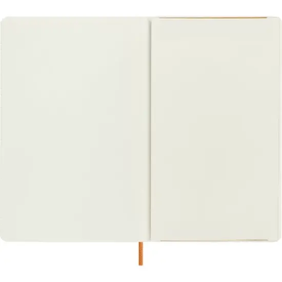 Moleskine Vegea Carpri Large Ruled Soft Notebook Orange Box: Lined Journal, 5x8.25", 176 Pages, Sewn Binding image {3}