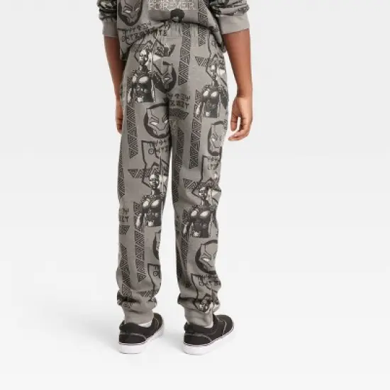 Boys' Marvel Black Panther Jogger Pants - Dark Gray image {1}
