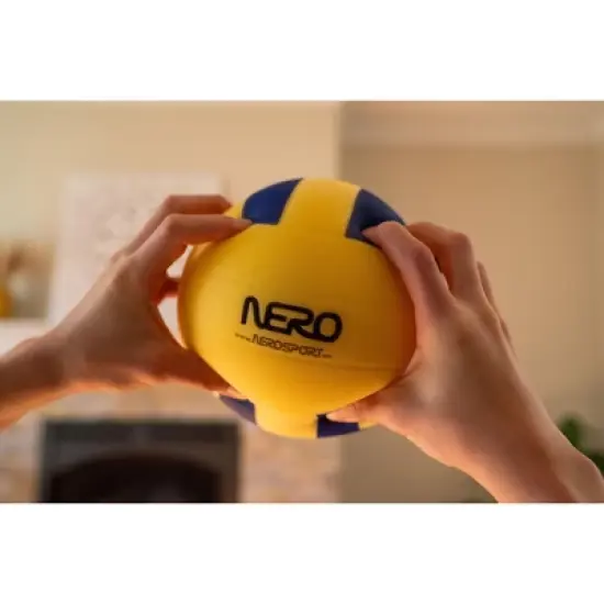 Nero Silent Ninja Indoor Volleyball &ndash; Quiet Bounce Training Ball for Setting, Passing, and Control Drills  7 Inches image {5}