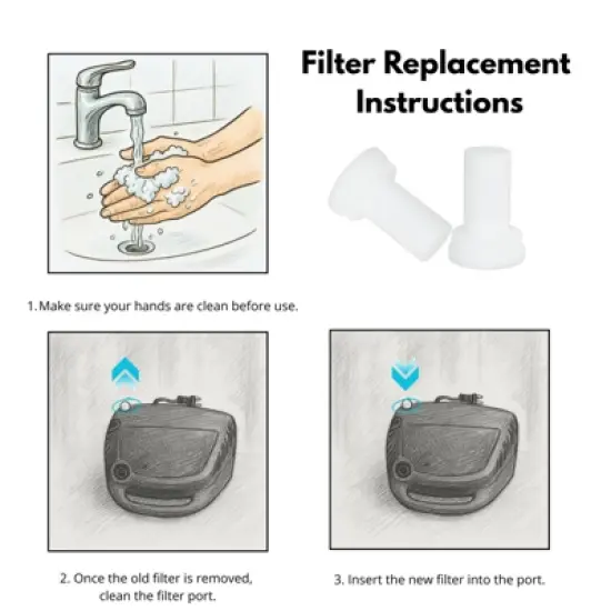 Nispira CPAP Disposable Filter For all Inspiration Elite, Inspiration 626 & Mister-Neb, 6 Units image {3}