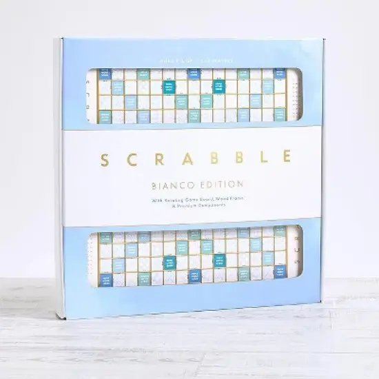 WS Game Company Scrabble Bianco Edition Board Game image {3}