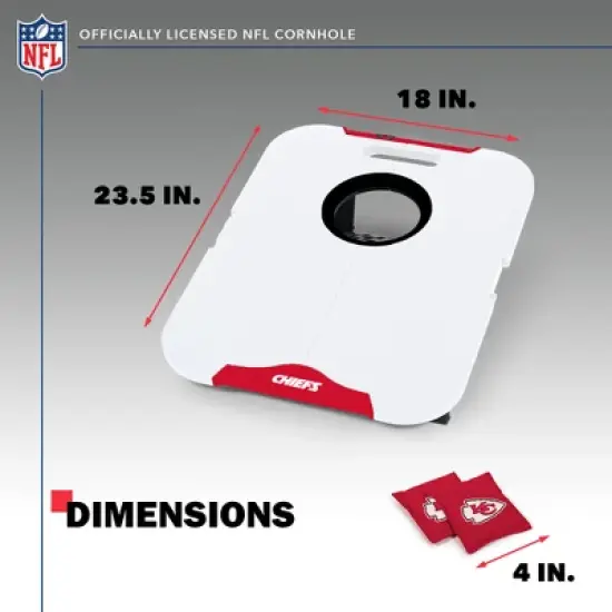 NFL Kansas City Chiefs All-Weather Travel Cornhole Set image {4}