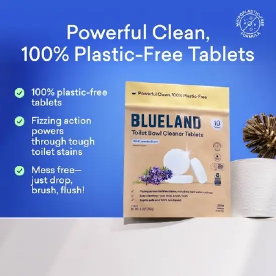 Blueland Wild Lavender Toilet Bowl Cleaning Tablets - 10ct image {2}