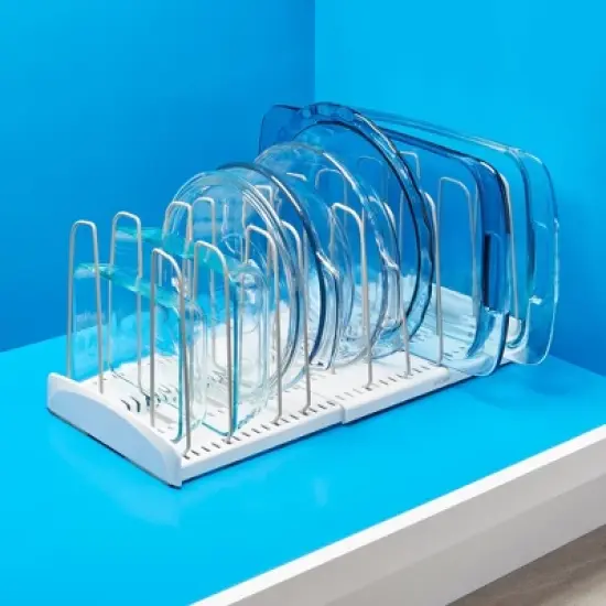 YouCopia StoreMore Expandable Cookware Rack: Non-Slip Kitchen Storage, Multi-Compartment Pot & Pan Organizer image {5}