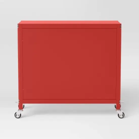 2 Door Metal Rolling Locker Storage Cabinet - Room Essentials&trade; image {4}