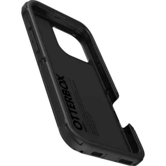 OtterBox Apple iPhone 16 Pro Max Defender Pro Series Case with MagSafe - Black: Solid Pattern, Plastic Material image {2}