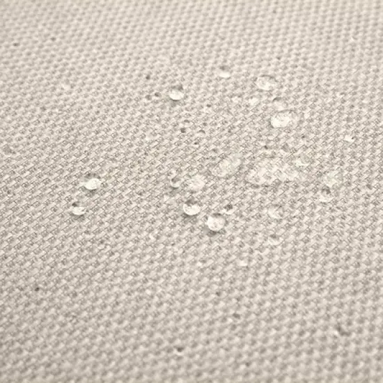 Captiva Designs 7pc Patio Expandable Steel Dining Table and Swivel Wicker Chairs with Thick Cushions image {5}