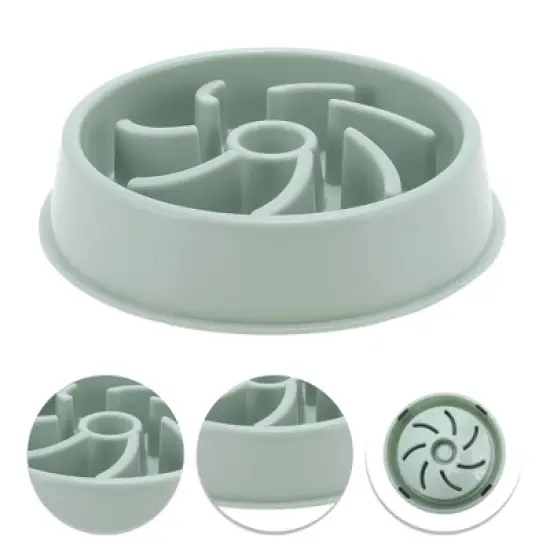 Unique Bargains Convenient Non-Skid Dog Water Bowl 1 Pc image {2}