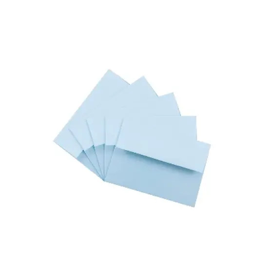 JAM Paper A6 Invitation Envelopes 4.75 x 6.5 Baby Blue 155626 image {2}