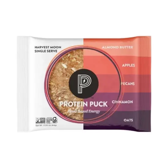 Protein Puck Harvest Moon Nutrition Bars - Apple Cinnamon - 2.25oz image {7}