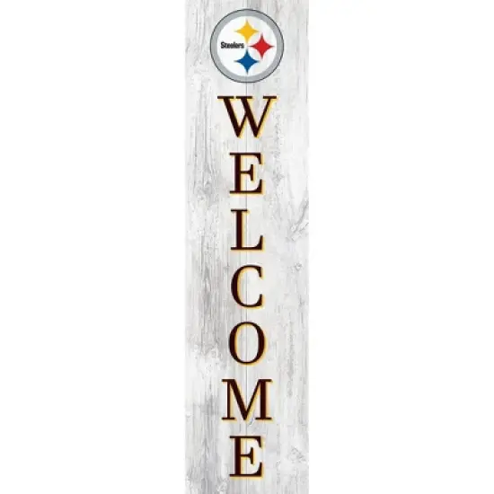 NFL Pittsburgh Steelers 48" Welcome Leaner image {3}