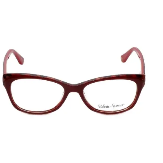 Valerie Spencer VS9290 Designer Reading Glasses in Red/Leopard +0.25 image {1}