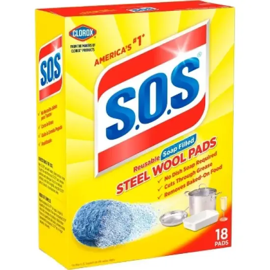Clorox Steel Wool Soap Pads - 18ct image {10}