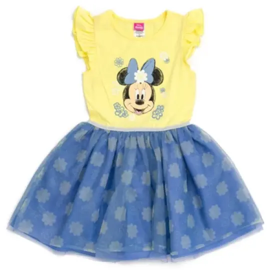 Disney Minnie Mouse Girls Tulle Dress Toddler to Big Kid image {7}