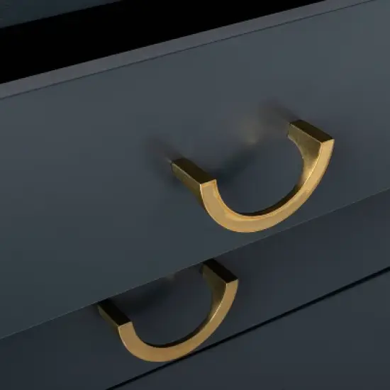 Quail Hill 3 Drawer Nightstand Mount Etna Blue - Threshold&trade; designed with Studio McGee image {2}