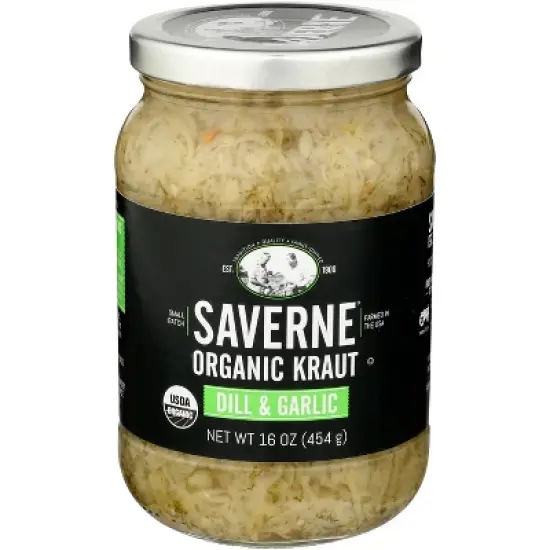 Saverne Kraut Dill & Garlic - Case of 6 - 16 oz image {1}