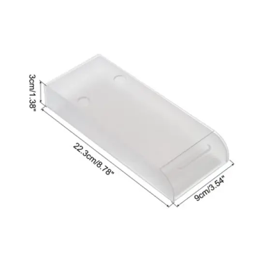 Unique Bargains Slide Out Hidden Self-Adhesive Desk Drawer Storage Organizer 1 Pc image {1}