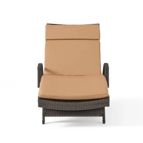 Christopher&nbsp;Knight&nbsp;Home&nbsp;Jessica&nbsp;Outdoor&nbsp;Rattan&nbsp;and&nbsp;Iron&nbsp;Adjustable&nbsp;Chaise&nbsp;Lounge&nbsp;with&nbsp;Cushion image {5}