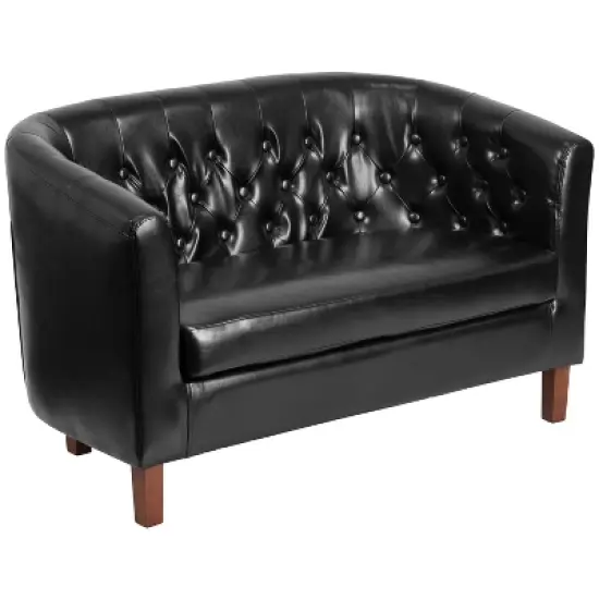 Flash Furniture HERCULES Colindale Series Tufted Loveseat image {2}